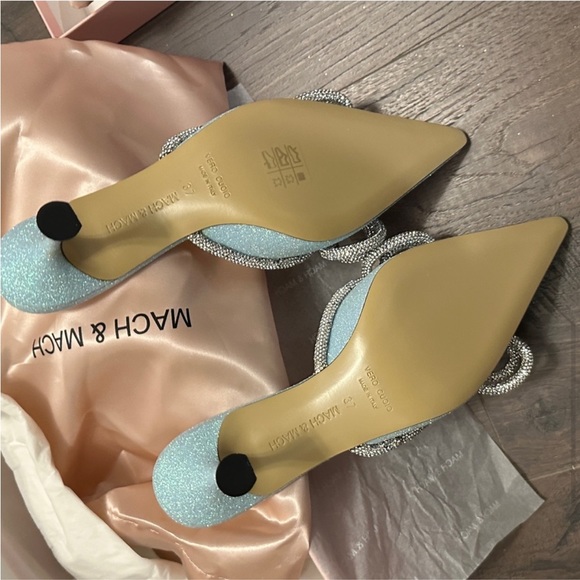 Mach & Mach blue heels - Picture 10 of 15
